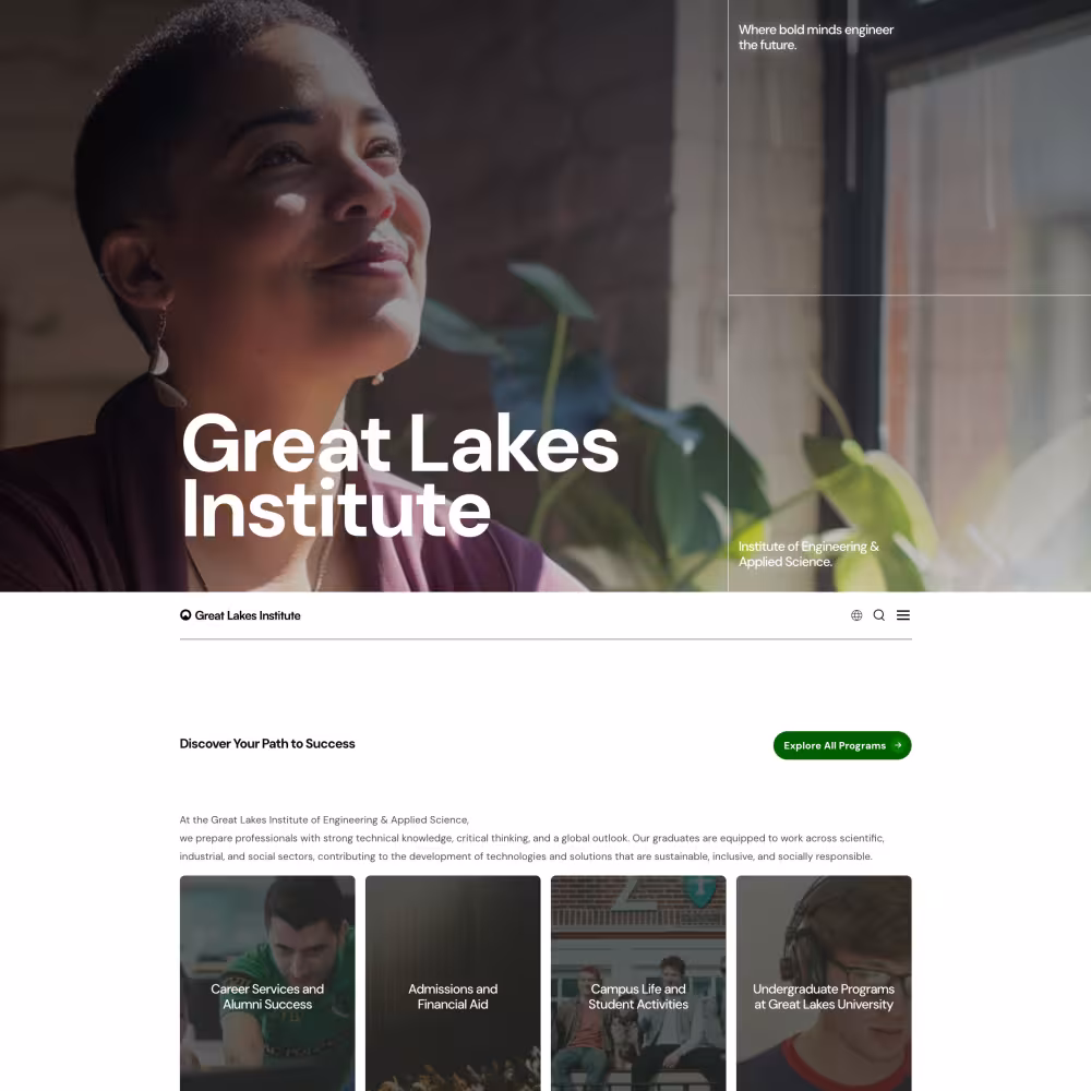 Great lakes theme screenshot